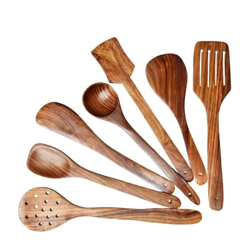 Wooden Cooking Spoon for Kitchen Cooking & Stirring
